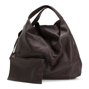 DIMONI Made In Spain Leather Extra Large Slouchy Tote